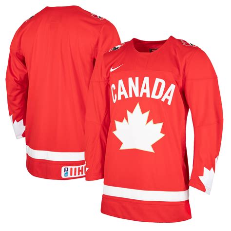 nike red hockey canada jersey